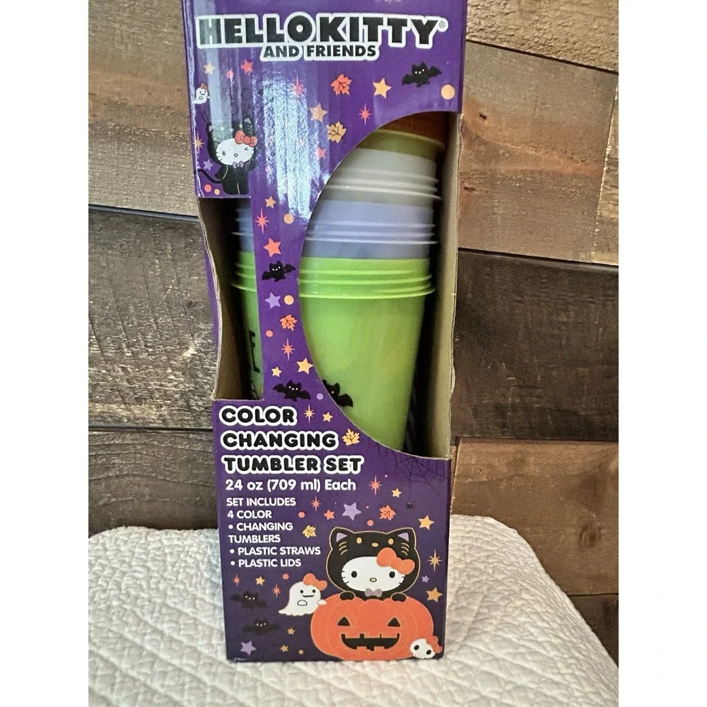 Hello Kitty and Friends Halloween Color Changing‎ Tumbler Set (24 oz)